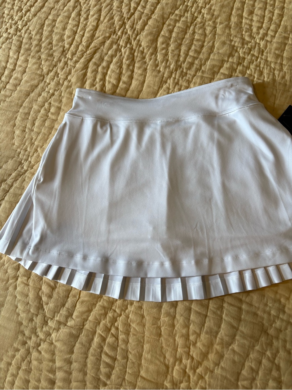 Slazenger White Pleated-Hem Tennis Skort